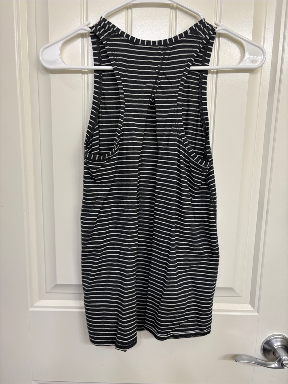 lululemon athletica Black and White Striped Tank Top - Picture 4 of 9